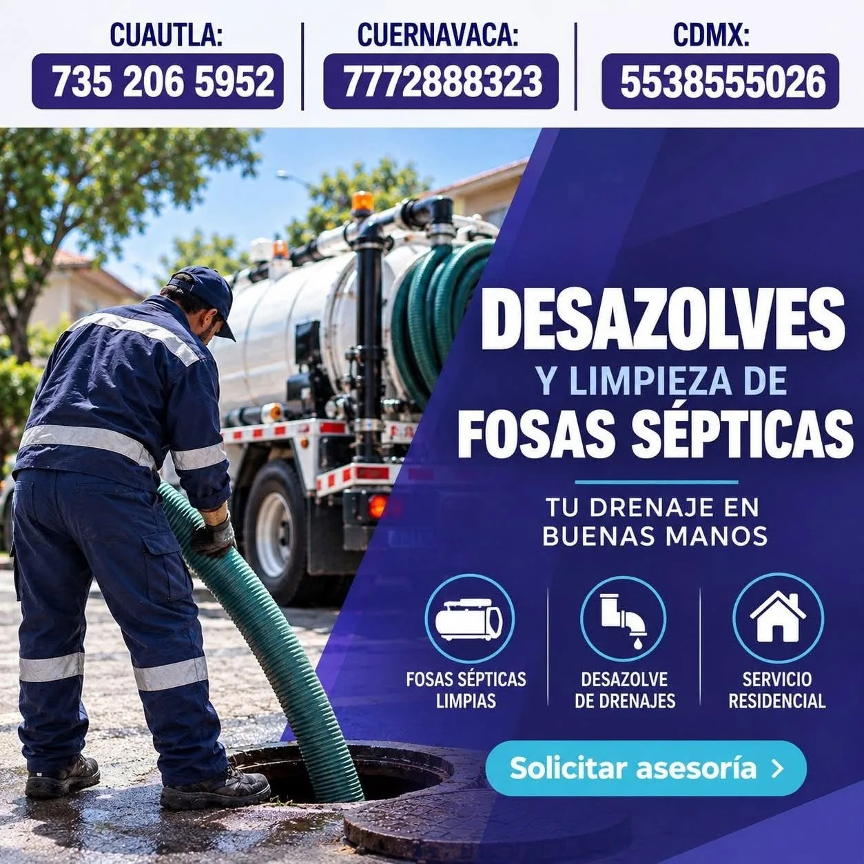 Servicio de desazolve y limpieza de fosas sépticas, imagen 8
